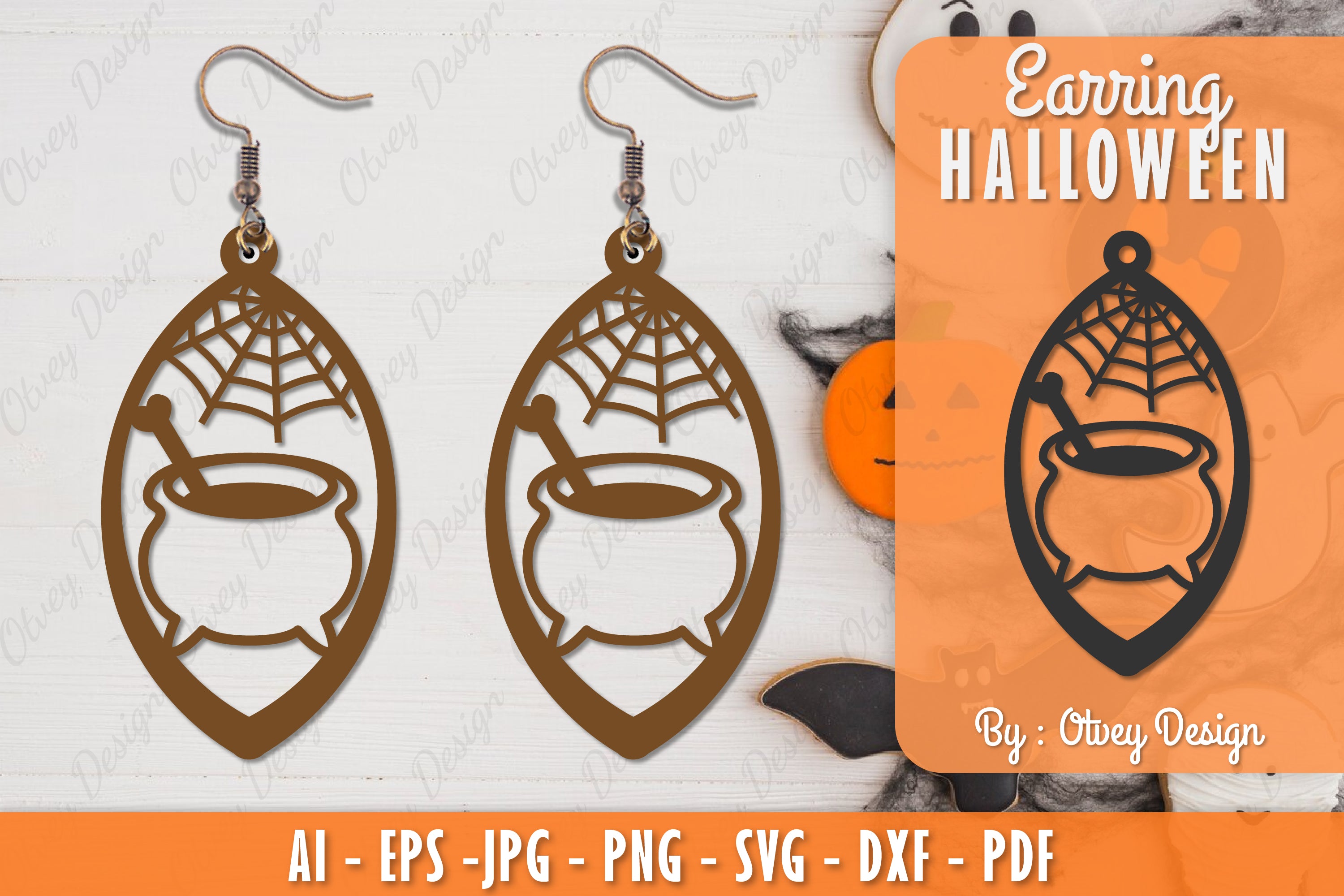 Earring Halloween Lasercut SVG Bundle 167 - CraftNest - Digital Crafting and Art