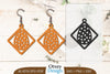 Happy Easter Egg Earring Lasercut SVG Bundle