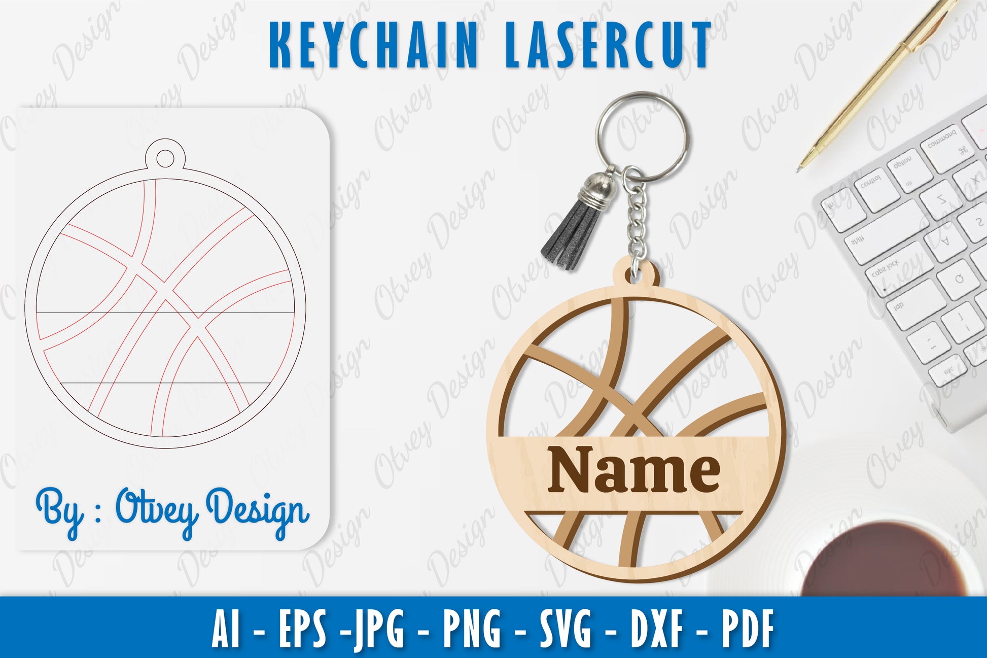 Ball Keychain SVG Bundle 14 - CraftNest - Digital Crafting and Art