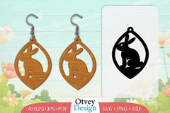 Earring Rabbit Lasercut SVG Bundle 39 - CraftNest - Digital Crafting and Art