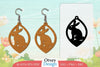 Earring Rabbit Lasercut SVG Bundle