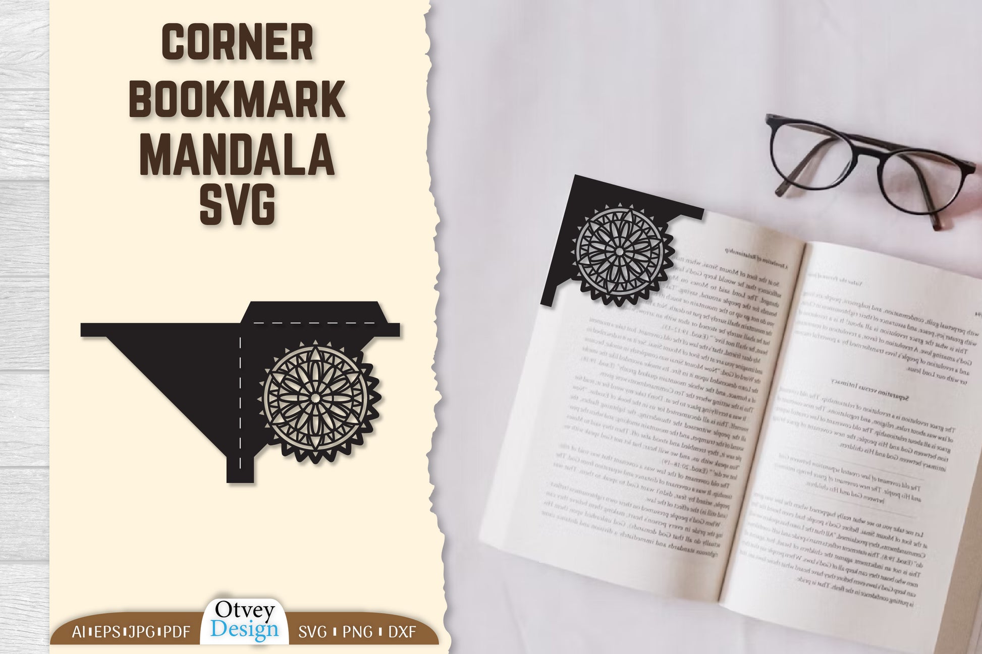 Mandala Bookmark SVG Bundle 1 - CraftNest - Digital Crafting and Art