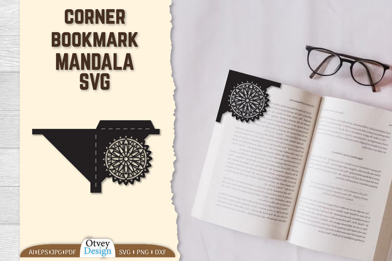 Mandala Bookmark SVG Bundle 1 - CraftNest - Digital Crafting and Art