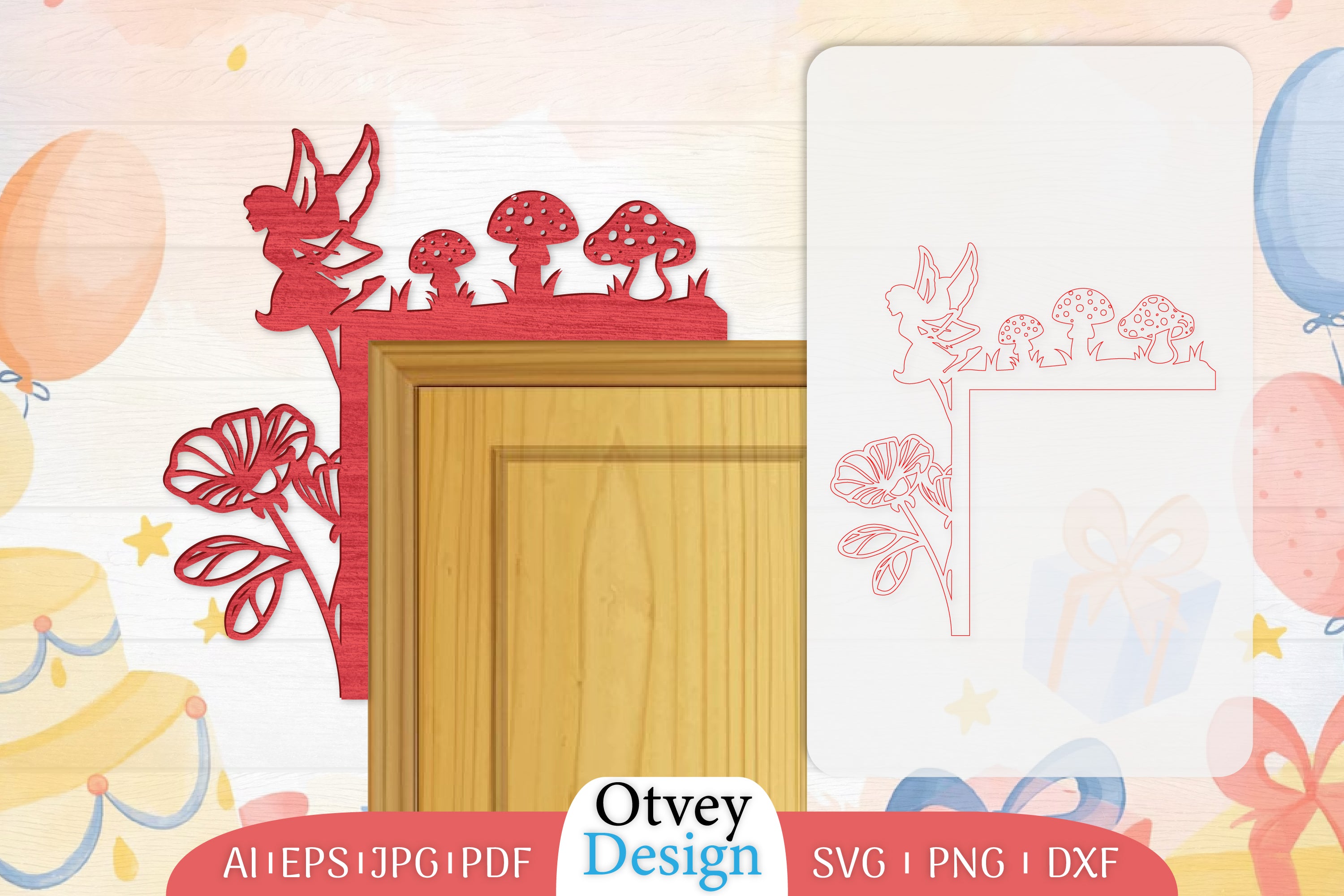 Fairy Door Corner Lasercut SVG Bundle 3 - CraftNest - Digital Crafting and Art