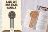 Laser Cut Mandala Hair Sticks SVG Bundle