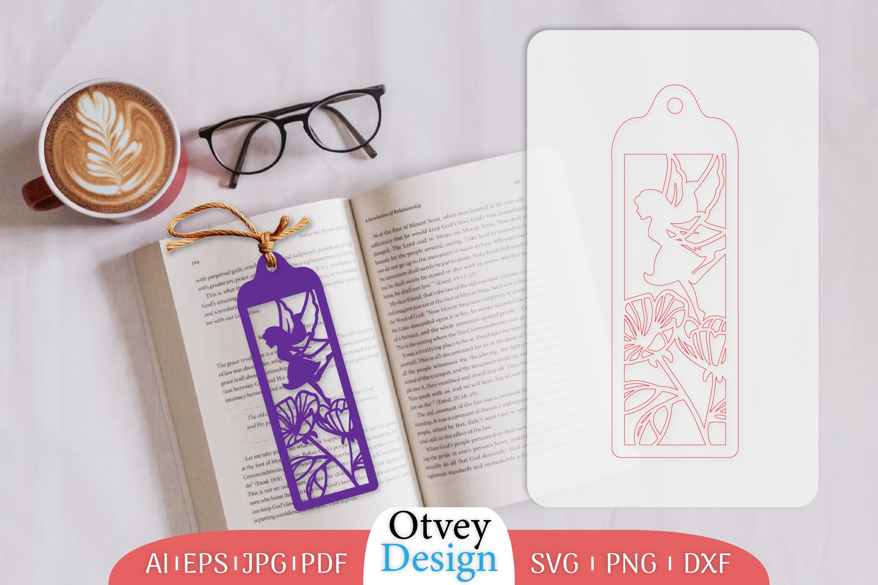 Fairy Bookmark SVG Bundle
