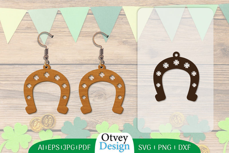 St Patrick's Day Earring Lasercut SVG Bundle 4 - CraftNest - Digital Crafting and Art