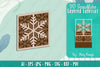 Snowflake 3D Layered Lasercut SVG Bundle
