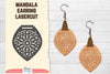 Earring Mandala Lasercut SVG Bundle