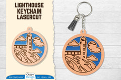 Lighthouse Lasercut Ornament SVG Bundle 8 - CraftNest - Digital Crafting and Art