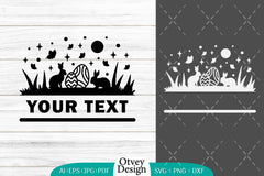 Easter Bunny Garden Scene SVG Bundle 11 - CraftNest - Digital Crafting and Art
