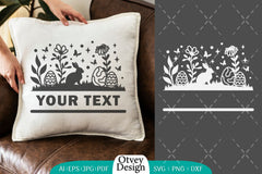 Easter Bunny Garden Scene SVG Bundle 12 - CraftNest - Digital Crafting and Art