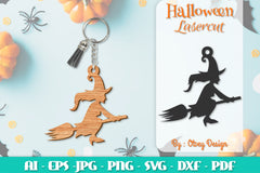 Keychain Halloween Lasercut SVG Bundle 267 - CraftNest - Digital Crafting and Art