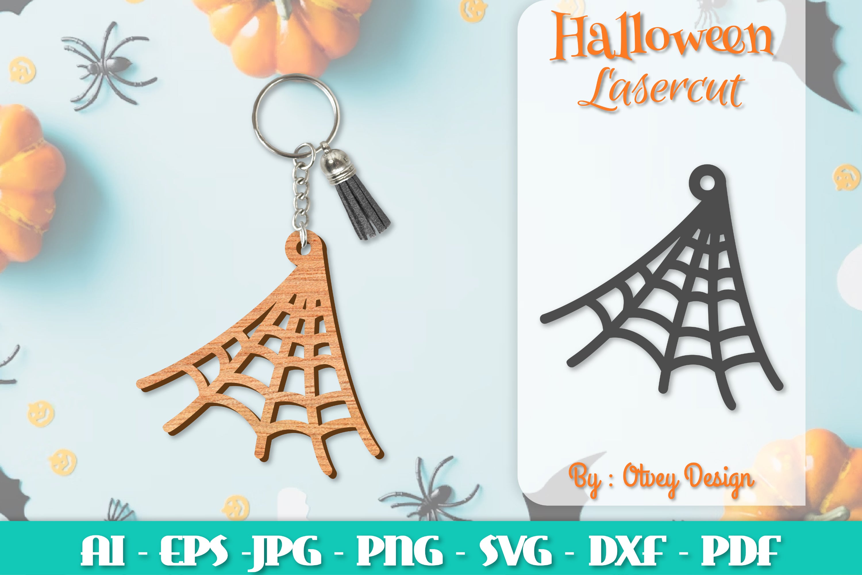 Keychain Halloween Lasercut SVG Bundle 269 - CraftNest - Digital Crafting and Art