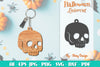 Keychain Halloween Lasercut SVG Bundle