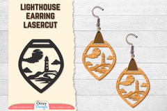 Lighthouse Earring Lasercut SVG Bundle 89 - CraftNest - Digital Crafting and Art