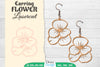 Earring Flower Lasercut SVG Bundle