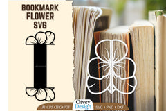 Cutout Flower Bookmark SVG Bundle 4 - CraftNest - Digital Crafting and Art
