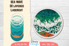 Sea Wave 3D Layered Lasercut SVG Bundle