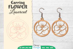 Earring Flower Lasercut SVG Bundle 19 - CraftNest - Digital Crafting and Art