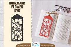 Flower Bookmark SVG Bundle 6 - CraftNest - Digital Crafting and Art