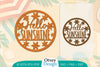 Hello Summer Round Lasercut SVG Bundle