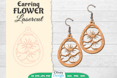 Earring Flower Lasercut SVG Bundle 48 - CraftNest - Digital Crafting and Art