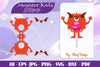 Monster Kids Lollipop Holders SVG Bundle