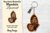 Butterfly Mandala Keychain SVG Bundle
