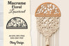 Macrame Frame Floral Lasercut SVG Bundle