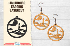 Lighthouse Earring Lasercut SVG Bundle 19 - CraftNest - Digital Crafting and Art