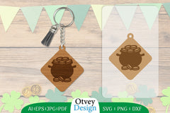 St Patrick's Day Keychain Lasercut SVG Bundle 13 - CraftNest - Digital Crafting and Art