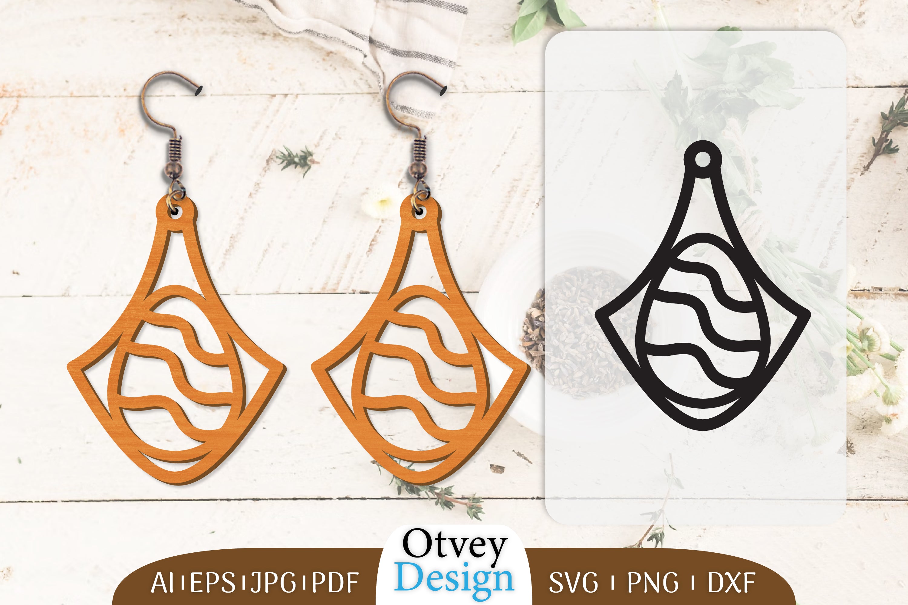 Happy Easter Egg Earring Lasercut SVG Bundle 31 - CraftNest - Digital Crafting and Art