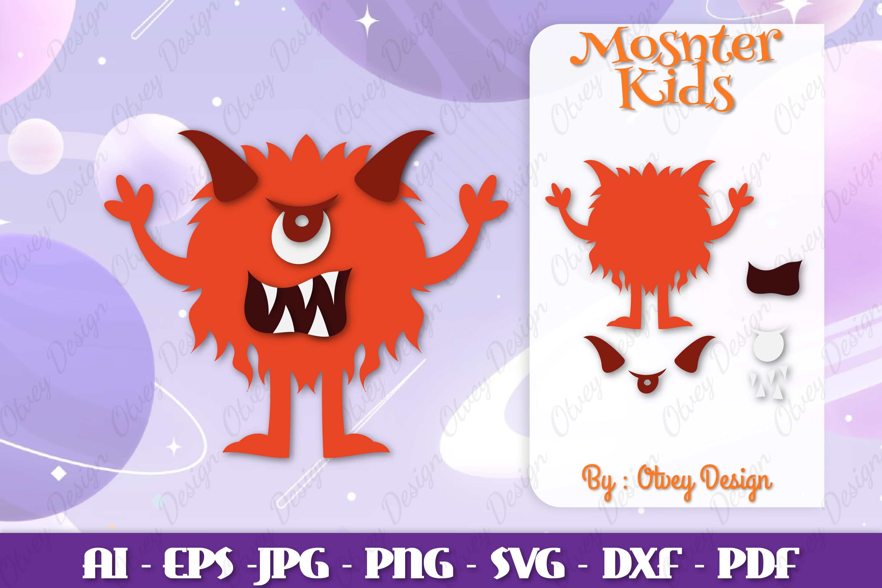 Monster Kids SVG Bundle 4 - CraftNest - Digital Crafting and Art