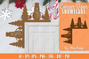 Snowman Door Corner Lasercut SVG Bundle