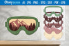 Mountain Scene Goggles Layered Lasercut SVG Bundle