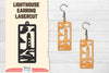 Lighthouse Earring Lasercut SVG Bundle