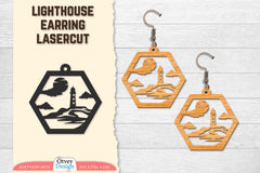Lighthouse Earring Lasercut SVG Bundle 55 - CraftNest - Digital Crafting and Art