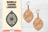 Earring Mandala Lasercut SVG Bundle