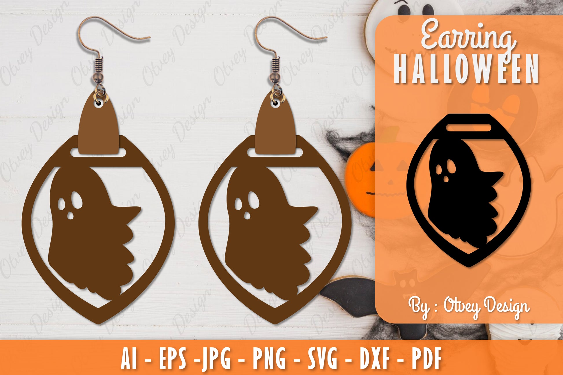 Earring Halloween Lasercut SVG Bundle 286 - CraftNest - Digital Crafting and Art