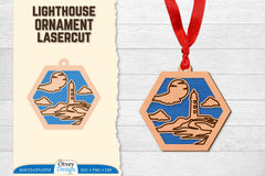 Lighthouse Lasercut Ornament SVG Bundle 43 - CraftNest - Digital Crafting and Art