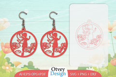 Fairy Earring Lasercut SVG Bundle 12 - CraftNest - Digital Crafting and Art