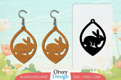 Earring Rabbit Lasercut SVG Bundle 40 - CraftNest - Digital Crafting and Art