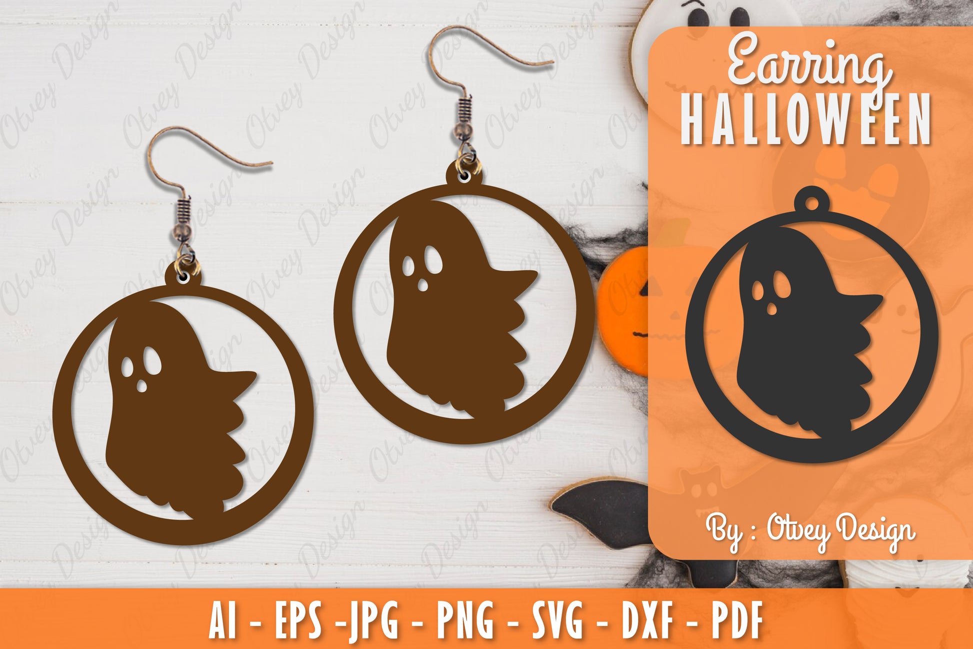 Earring Halloween Lasercut SVG Bundle 199 - CraftNest - Digital Crafting and Art