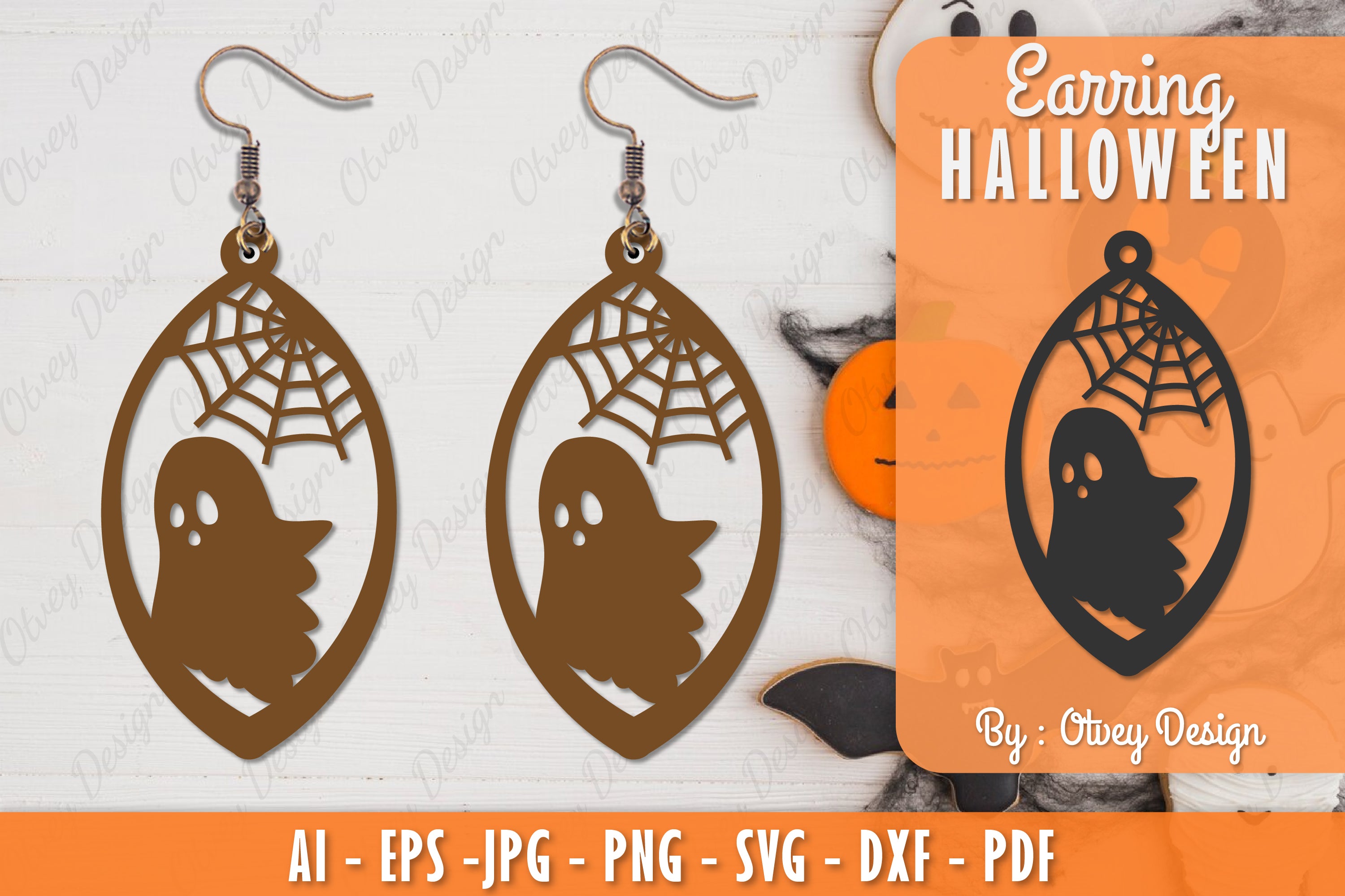 Earring Halloween Lasercut SVG Bundle 169 - CraftNest - Digital Crafting and Art