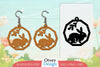 Earring Rabbit Lasercut SVG Bundle