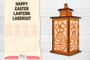 Happy Easter Lantern Lasercut SVG Bundle