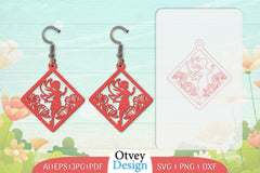 Fairy Earring Lasercut SVG Bundle 20 - CraftNest - Digital Crafting and Art