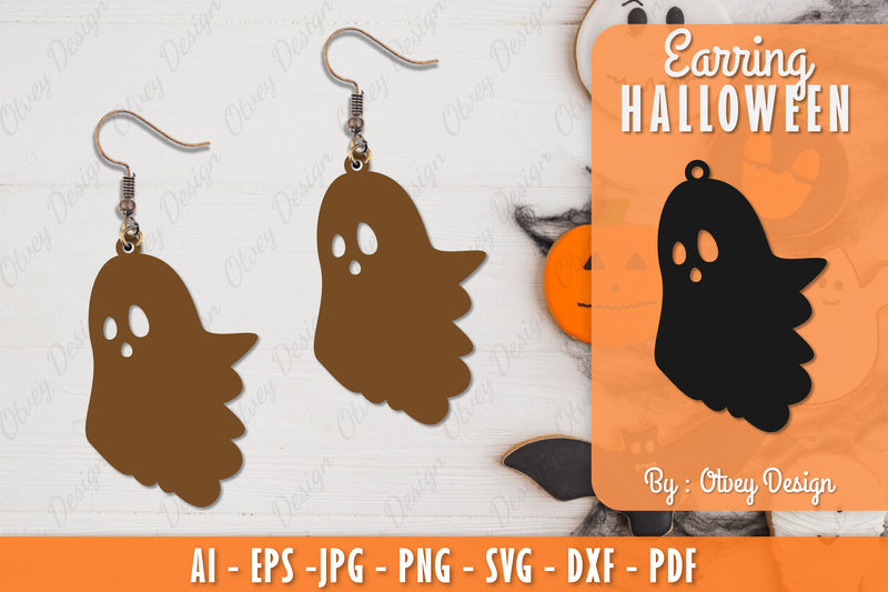 Earring Halloween Lasercut SVG Bundle 25 - CraftNest - Digital Crafting and Art
