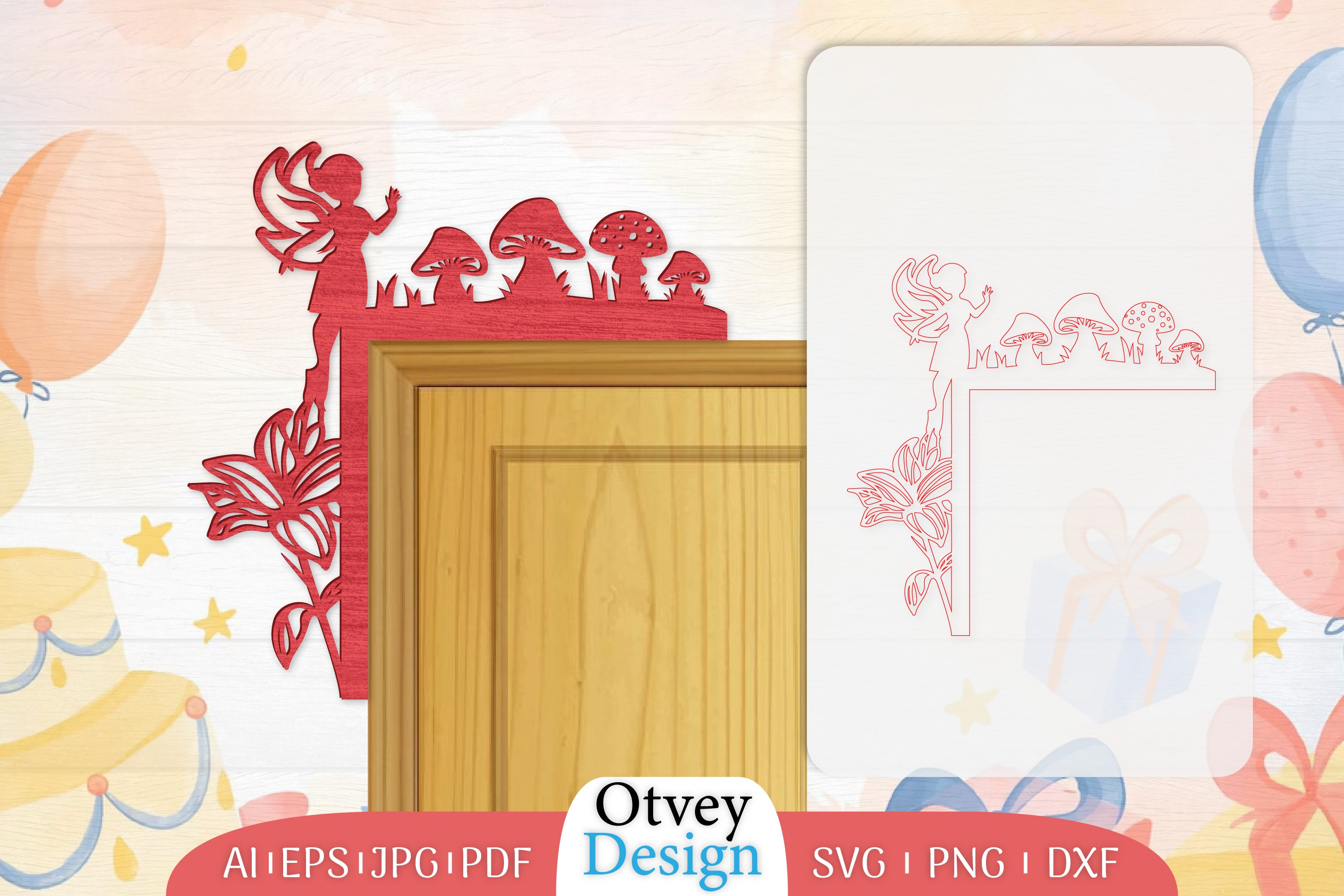 Fairy Door Corner Lasercut SVG Bundle 4 - CraftNest - Digital Crafting and Art